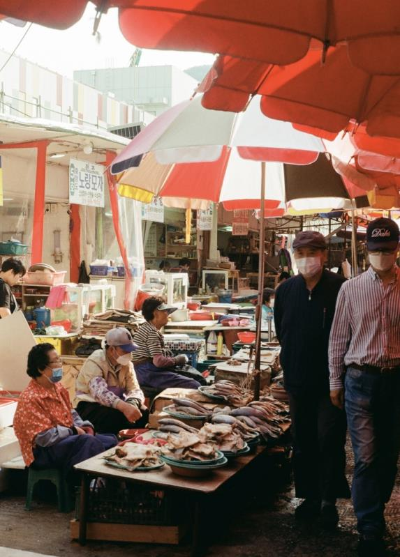 Fish market in Busan