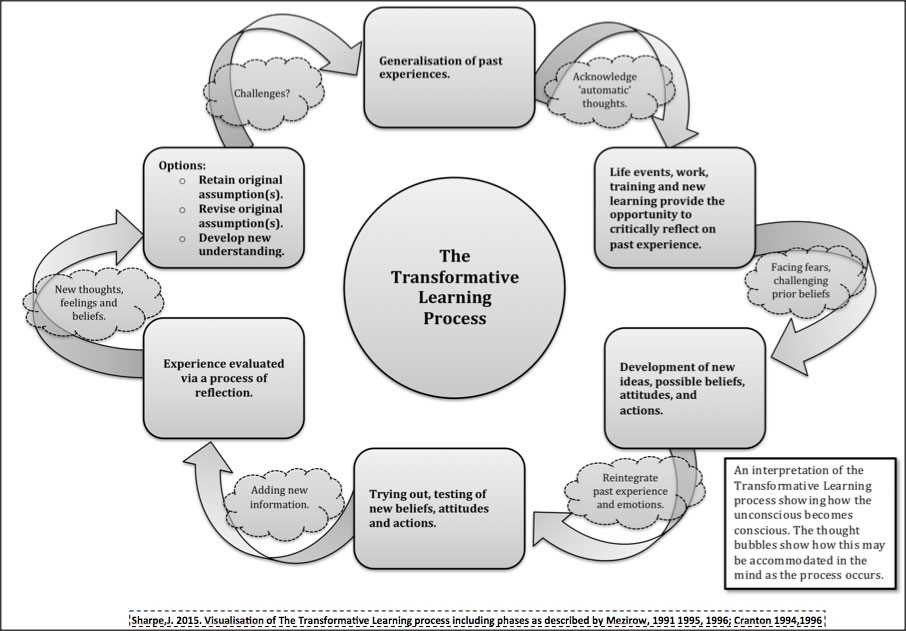 Visualization of the Transformative Learning Process