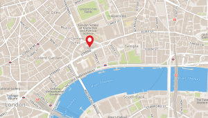 Location of Bush House - located opposite the Strand building