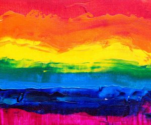 image of a pride rainbow