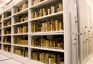 Image of archives storeroom