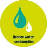 SUSTAINABILITY ICONS - DISC - LIME AND PEA - WATER - HI RES