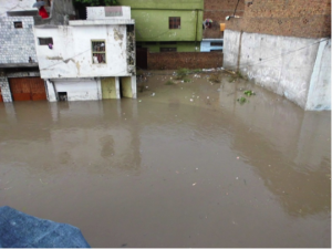 Flooded Infrastructure in Dokh Saidan, Rawalpindi