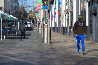 Social isolation on high street