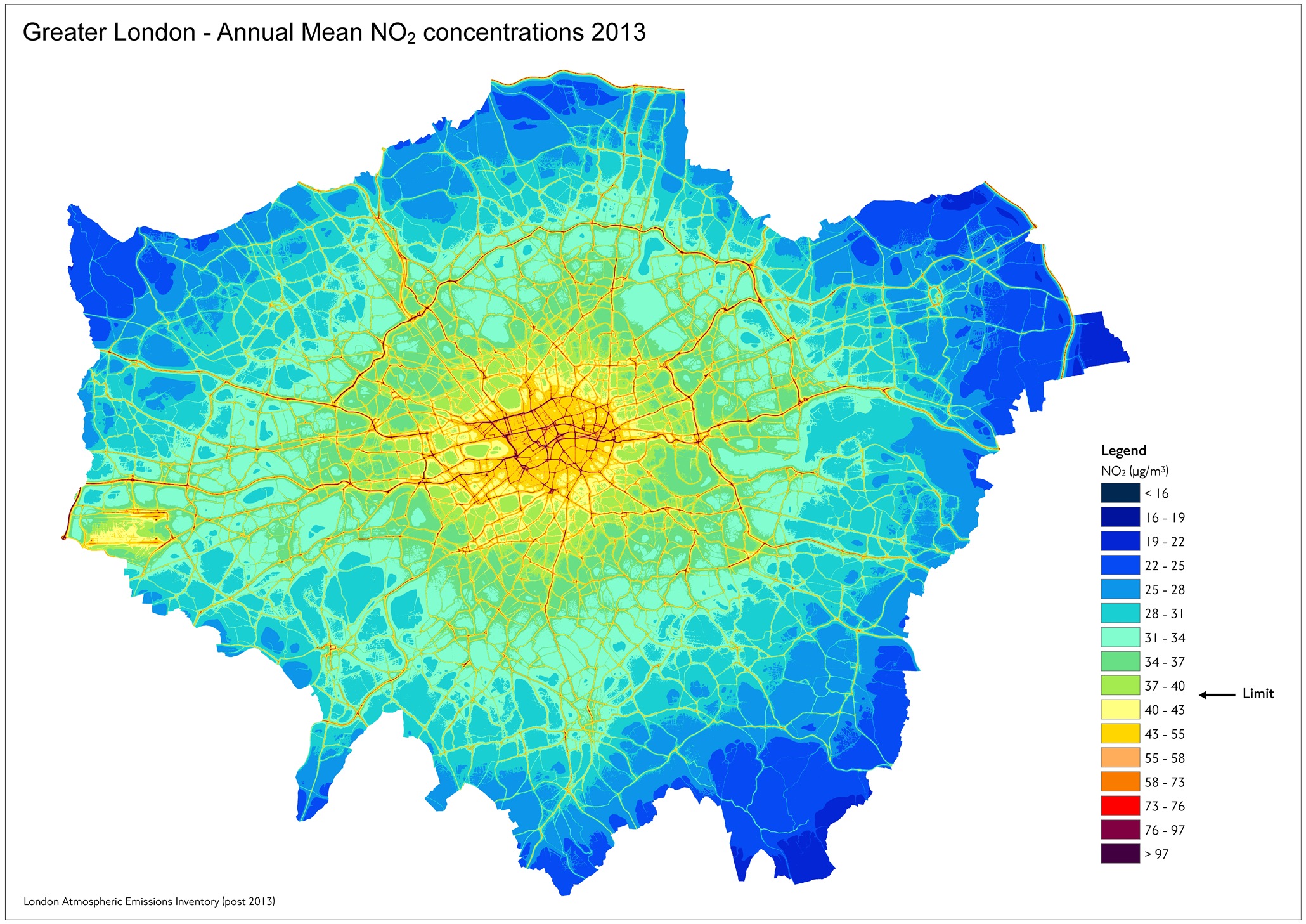 King's and the London Air Quality Network tackling air pollution – Geography