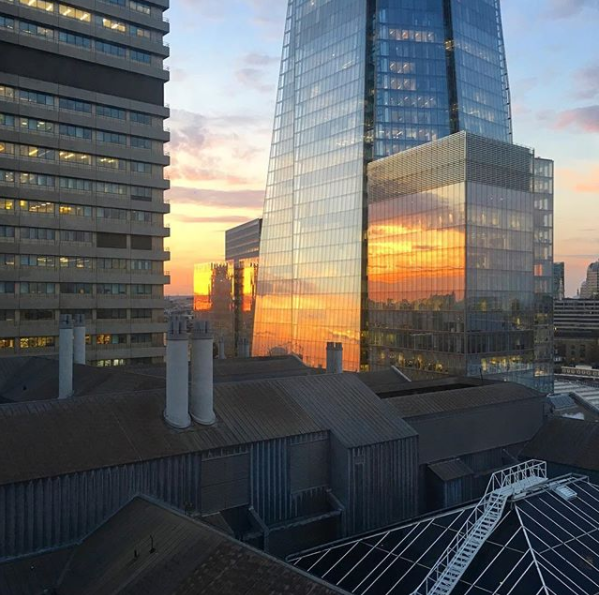 View from student accommodation