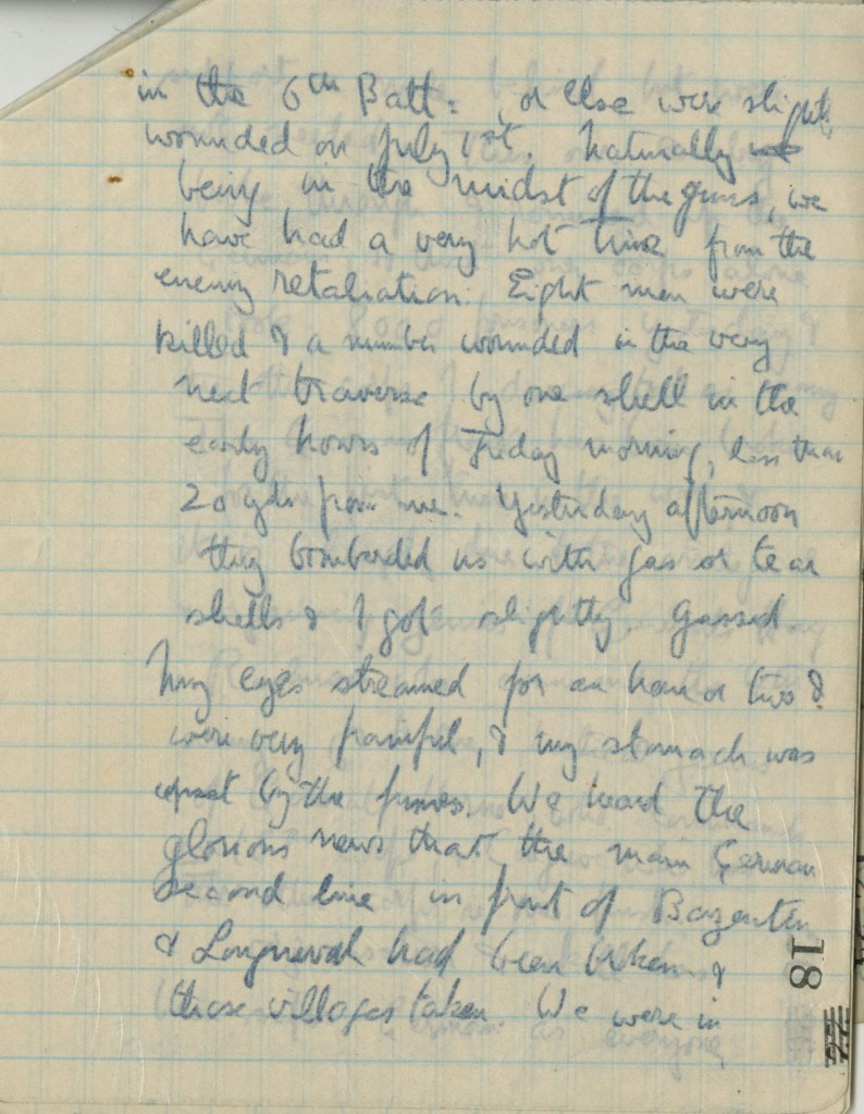 Letter from Captain Basil Liddell Hart to his mother and father ...