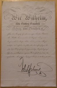 Kaiser Wilhelm signature, 1907