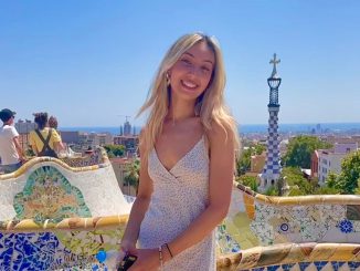 3rd year BSc Mathematics and Philosophy student Laura Tate in Barcelona