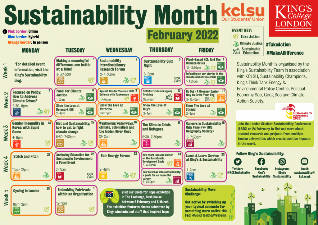 Sustainability Events Calendar 2025 