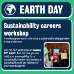 Graphic showing what the Sustainability careers workshops are about.